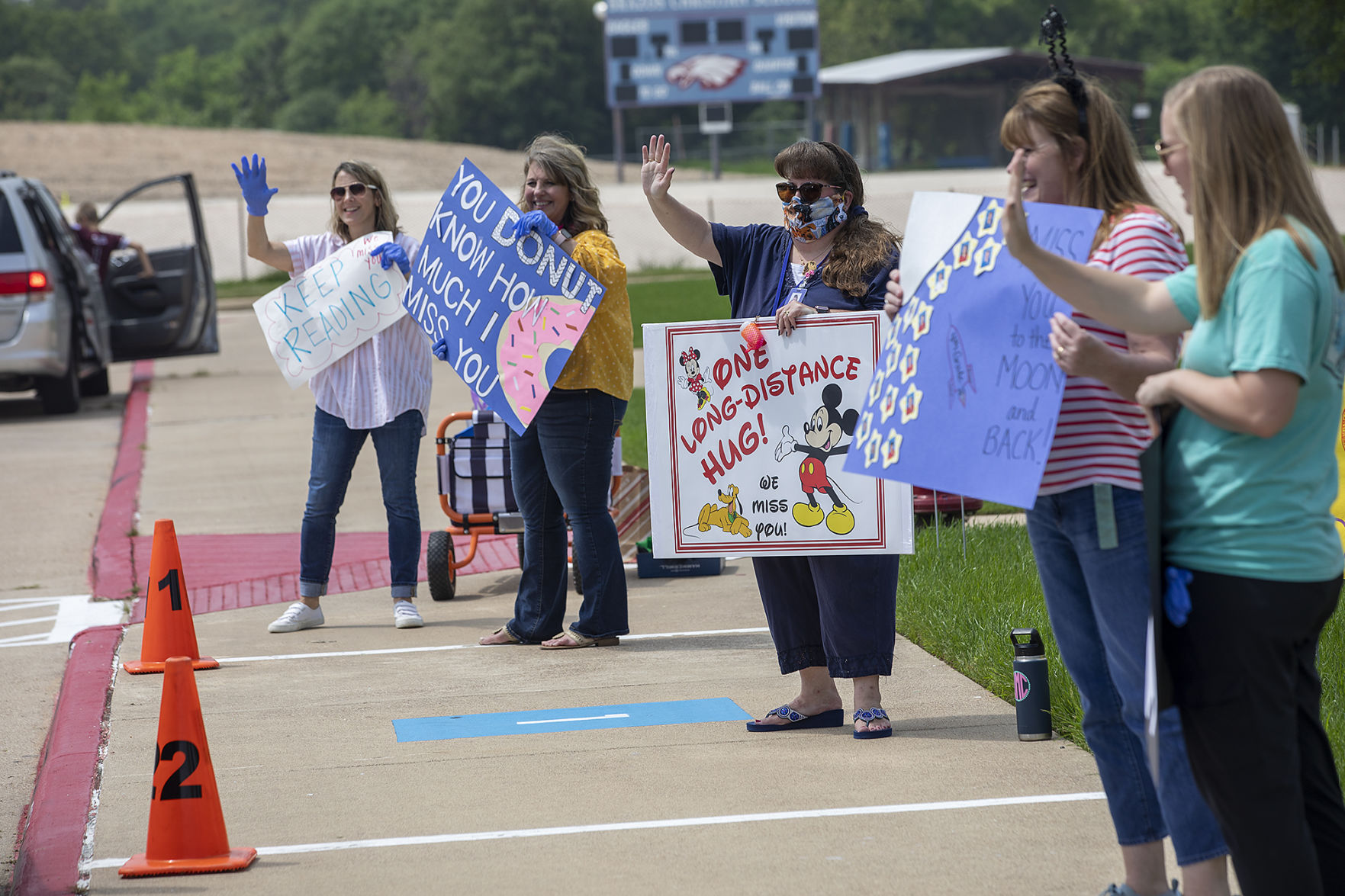 Brazos Christian School supply pick-up